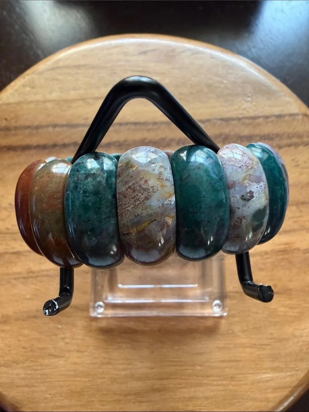 Ocean Jasper Beaded Stretch Bracelet